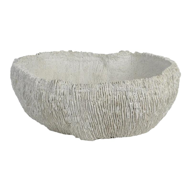 塞舌尔纯净珊瑚礁树脂装饰碗摆件