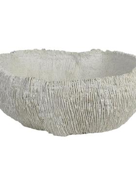 塞舌尔纯净珊瑚礁树脂装饰碗摆件