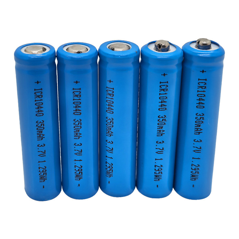 工厂批发 10440锂电池3.7v 7号AAA平头尖头强光手电筒充电电池