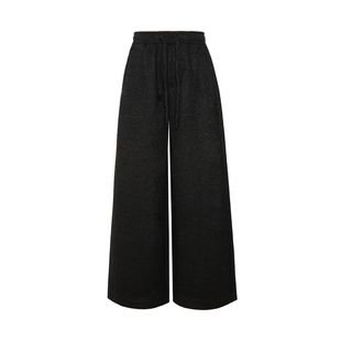 VERY FEWEST 重磅松弛感混色阔腿裤天丝羊毛混纺垂坠感拖地休闲裤