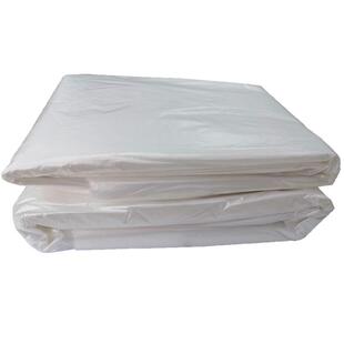 兴和兴防水尘塑料垃圾袋物业家酒店用大中小号码白色加厚平口卷装