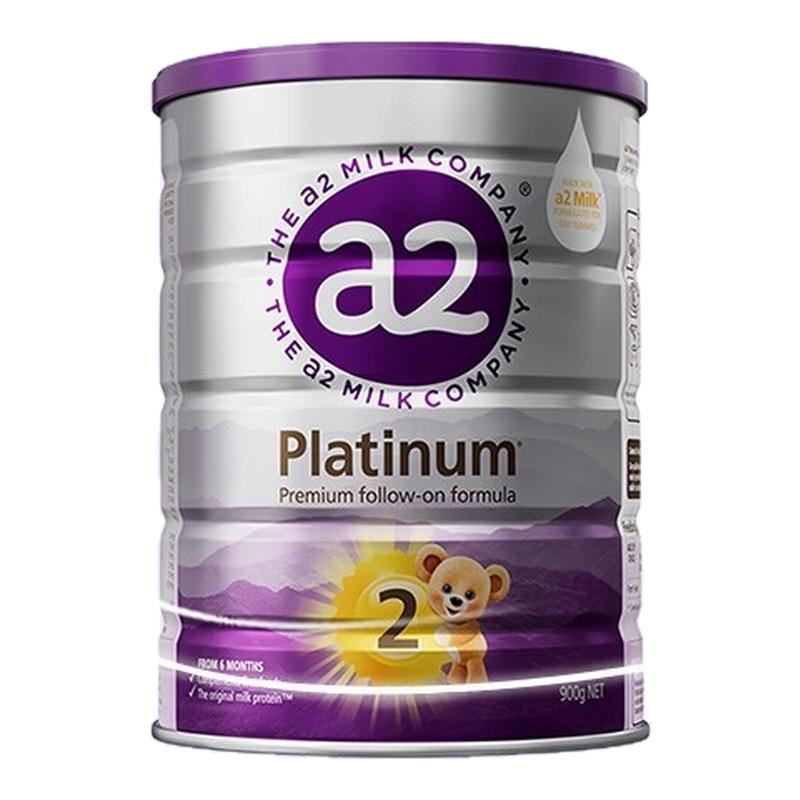 a2紫白金段较大婴儿2配方段奶粉二新西兰进口A2蛋白质6-12月900g
