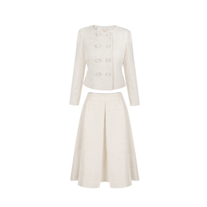 Mummy Cat 下蛋喵【赫本海报】新品30羊毛优雅赫本风西装套装