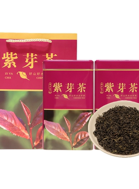柏塘山茶明前紫芽茶客家特级茶叶
