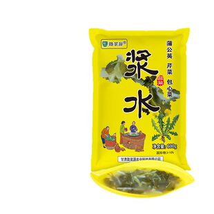 浆水酸菜甘肃天水苦菊特产陇浆源芹菜苦苣野菜蒲公英引子水面包装