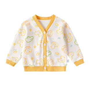 儿童秋季外套宝宝开衫卫衣婴儿打底衫小月龄早秋外出服男女童上衣