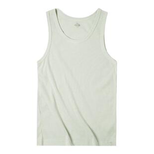 马登工装复古白色棉健身背心运动老头汗衫跨栏重磅螺纹坎肩打底男