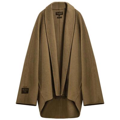 迪木尔风手工双面呢羊毛大衣