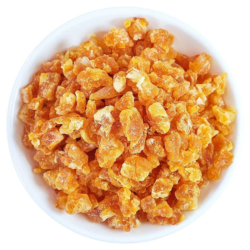 果脯桔子丁橘子碎粒蜜桔脆蜜橘干烘焙零食专用商用水果蜜饯果干