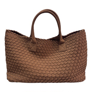 编织包沙滩包欧美大包磨砂质感女包时尚手提托特包包大容量单肩包