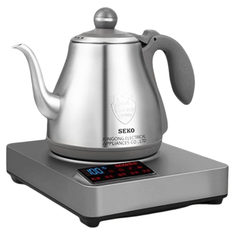 Seko/新功W45智能全自动上水电热水壶304不锈钢烧水壶家用大功率