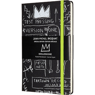 现货绝版moleskine笔记本涂鸦艺术家巴斯奎特限量记事本创意文具