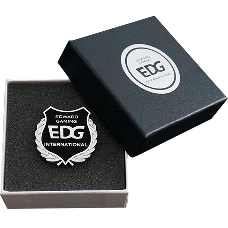 【明凯同款】EDG教练金属徽章经典收藏品 新款哑光