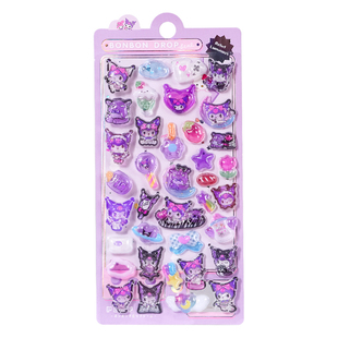 儿童3D立体浮雕夜光贴纸女孩卡通可爱趣味水晶装饰奖励贴贴画玩具