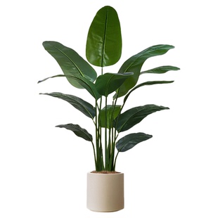 旅人蕉仿真绿植天堂鸟盆栽装饰室内假植物大型仿生绿植客厅摆件