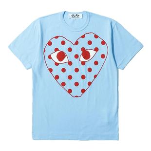 IT CDG PLAY COMME des GARCONS川久保玲秋男装圆领短袖T恤