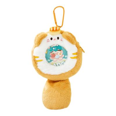 伶俐萌趣毛绒动物吧唧包