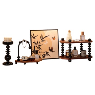 中古风玄关装饰摆件钥匙收纳法式复古家居客厅乔迁新居软装高级感