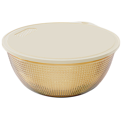 家用玻璃碗和面盆带盖大号