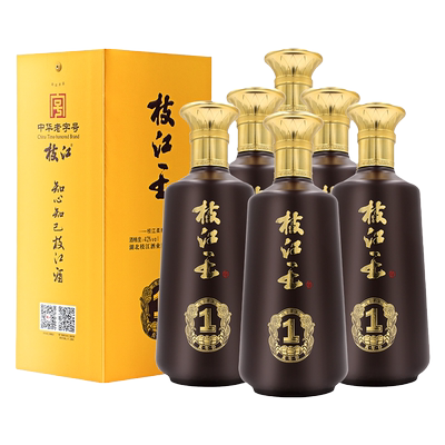 枝江真年份152/42度6瓶500ml