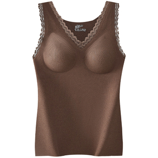 JOJO'S L. PD.Camphor.秋冬新款双面绒保暖背心V领 | 姆椿