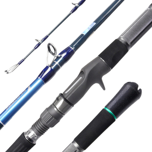 伊酷达青蓝混动竿快抽铁板电动底钓漂虾综合钓竿海钓船竿铁板竿