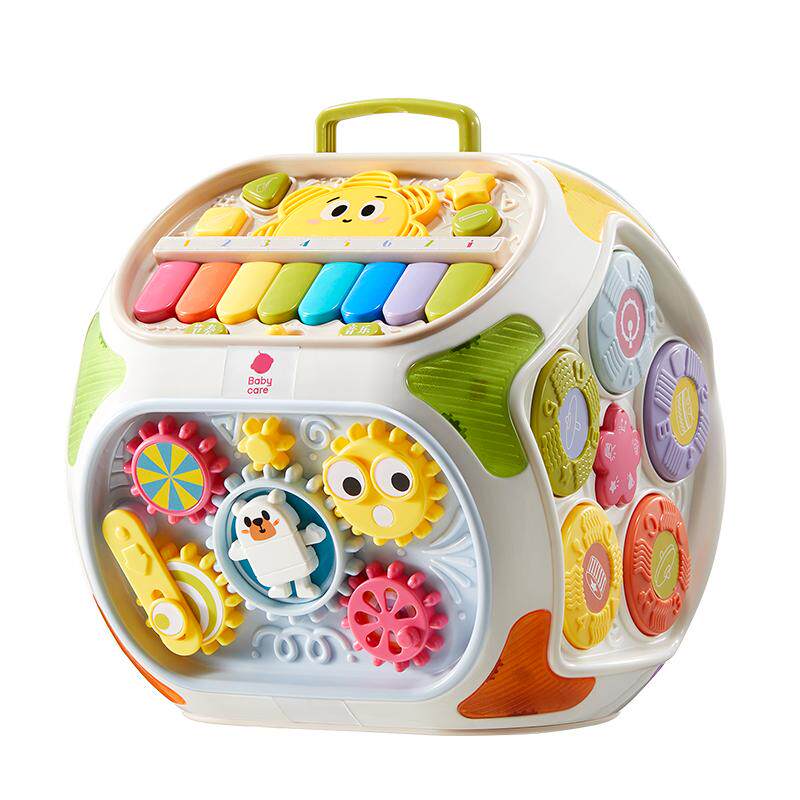 babycare六面体多功能游戏盒玩具