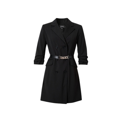 艾诺丝雅诗设计感轻职场风连衣裙