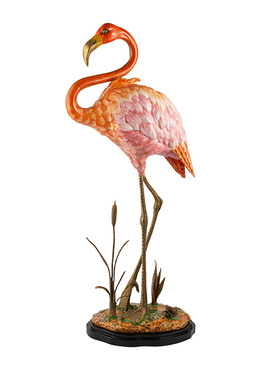 卡斯特兰火烈鸟陶瓷装饰摆件