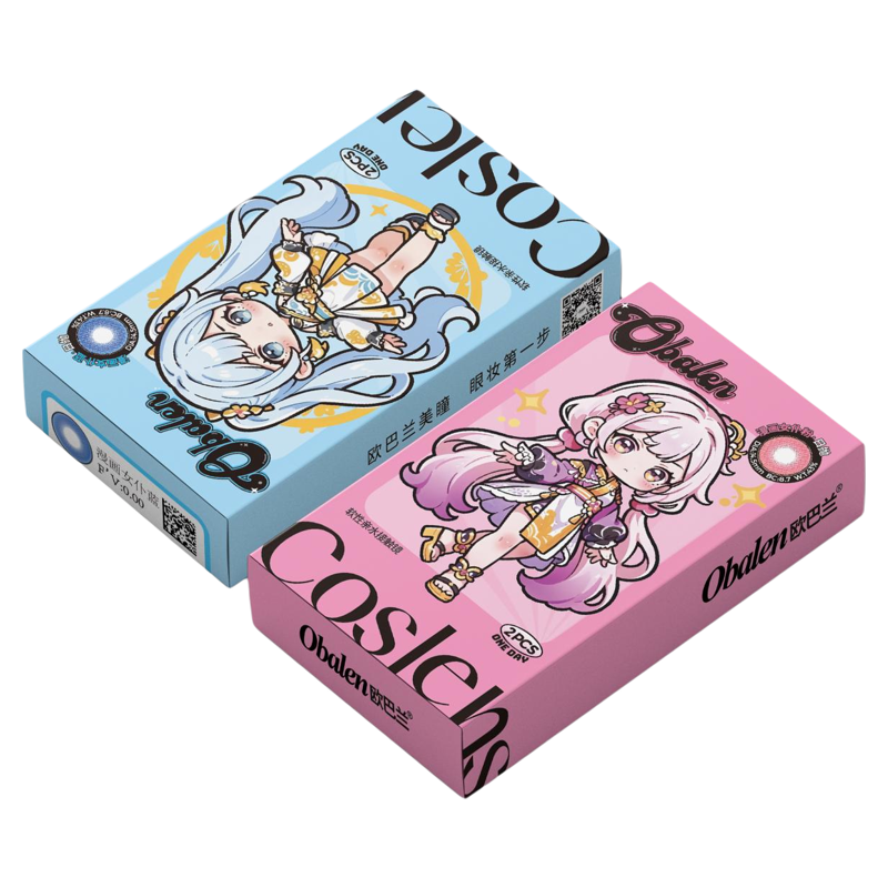 【日抛cos美瞳】Obalen欧巴兰漫画女仆2片蓝紫金红五条悟约尔漫展