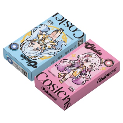 【日抛cos美瞳】Obalen欧巴兰漫画女仆2片蓝紫金红五条悟约尔漫展