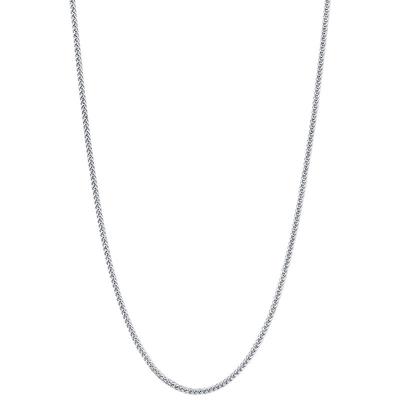 周生生18K白色黄金肖邦拉索项链