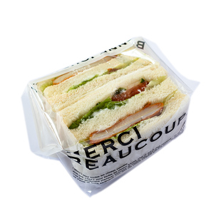 现烤欧包食品级打包袋透明三明治法文包装袋吐司汉堡外卖一次性袋