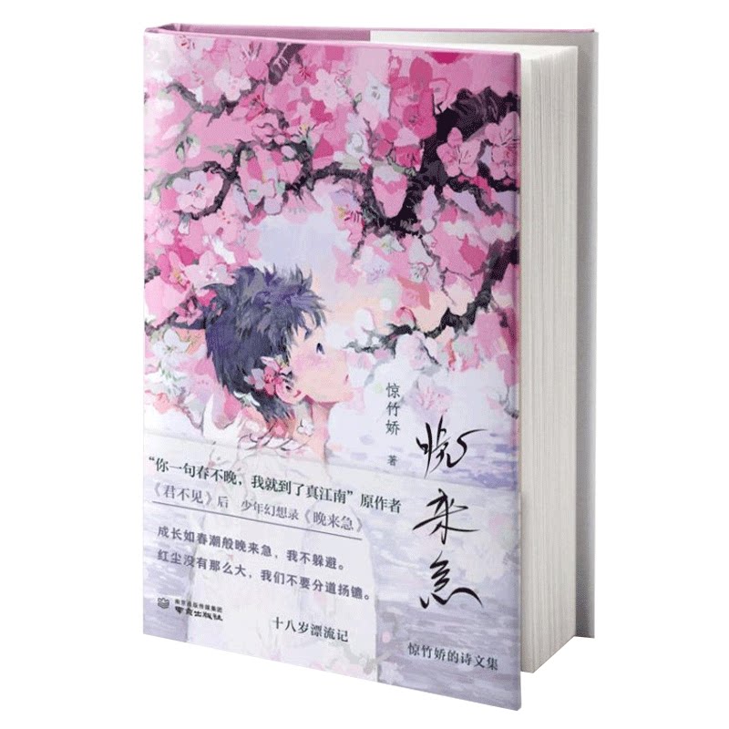 【赠海报+书签】晚来急 惊竹娇著 继君不见后惊竹娇青春二重唱 你一句春不晚我就到了真江南 18岁漂流记 青春文学诗歌散文正版书籍