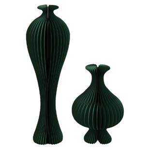 十八纸创意花瓶摆件花几架客厅花器插花艺术个性家居北欧卧室装饰