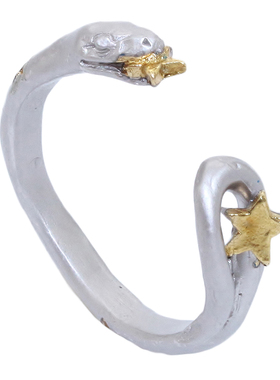 缠绕开口原创设计风戒指