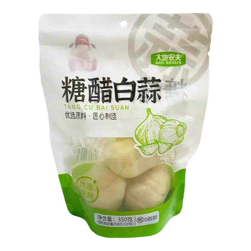 大地农夫糖醋白蒜350g