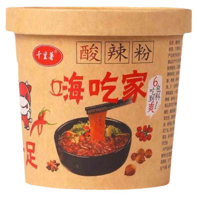 千里薯嗨吃家酸辣粉海吃家网红爆品方便粉丝速食学生夜宵米皮面皮