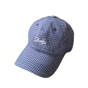 丁走走韩系格子字母刺绣棒球帽子女百搭宽檐大头围显脸小鸭舌帽男