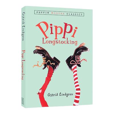 英文原版 Pippi Longstocking 长袜子皮皮系列8-12岁学童阅读启蒙 桥梁书 小说英文版8-12岁儿童章节书进口英语书籍课后