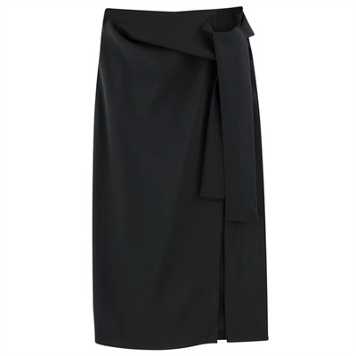 2025夏季一整套搭配套装七分袖针织上衣黑色包裙半身裙两件套装