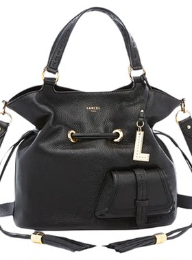 Lancel中号斜挎手提包水桶包