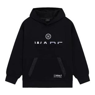 李宁儿童加绒卫衣2026春季新款韦德系列男童大童运动上衣保暖帽衫