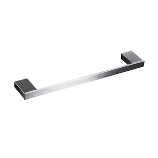 浴室毛巾杆304不锈钢拉丝单杆卫生间挂毛巾架子免打孔毛巾置物架