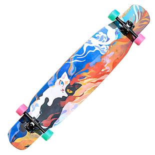 Rebirth meow长板专业板dc男女专业滑板代步dancing舞板刷街平花