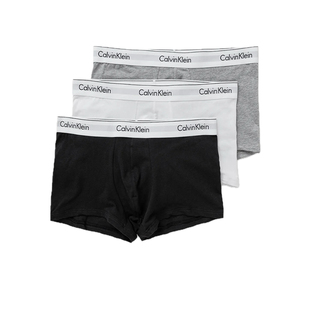 【自营】Calvin Klein/凯文克莱男士平角内裤三件套 0000U2662G