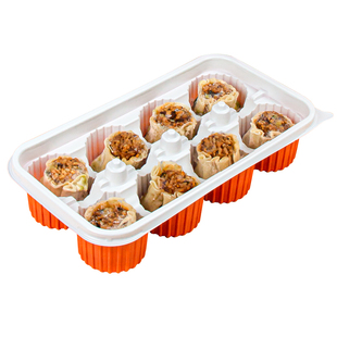 烧麦打包盒马纸皮烧卖收纳包子生煎冷冻一次性包装盒小笼包盒专用