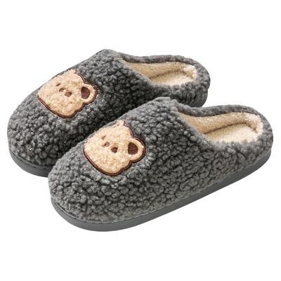 秋冬情侣款毛毛拖鞋卧室地板静音