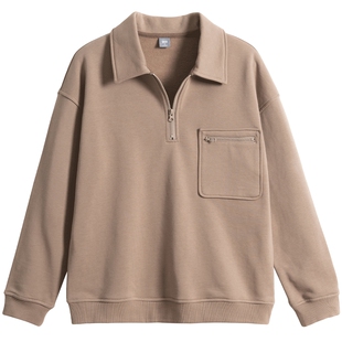 爸爸春装套装宽松抓绒卫衣男中老年人春秋厚款卫裤束脚长裤爷爷装