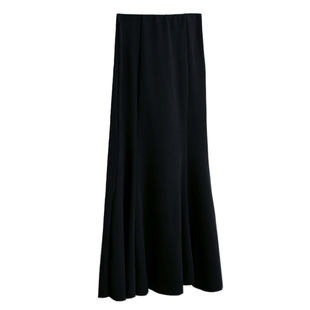 未央 2025春夏高腰包臀鱼尾裙文艺气质半身长裙修身A字复古包裙子